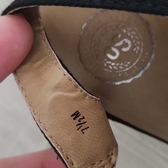 SO Black and Cork Wedges, 7.5M - Picture 13 of 13